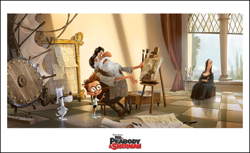Mr Peabody and Sherman Da Vinci's Studio